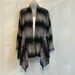 Chico’s Travelers Waterfall Jacket Size 2 (US 12/14)